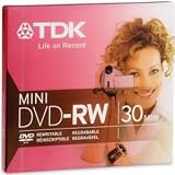 mini DVD-RW 1.4GB reWriteable 5-Pack