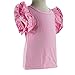 Wennikids Little Girls' Double Ruffle Solid Tank Top