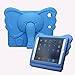 NCURV Apple iPad mini EVA case – Best Protection – Shock proof - Perfect Custom fit for your iPad mini Tablet 1, 2,3 – Cute Animal - Elephant Case with Stand for Kids – Blue