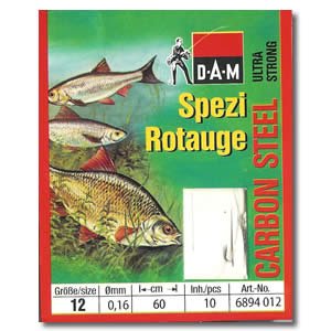 DAM Spezi Rotauge Vorfachhaken Gr.18