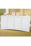 Madison Four-door Lowboy 64w White