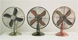 Deco Breeze Brushed Stainless Steel Table Top Fan with Nickel Finish