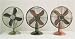 Deco Breeze Brushed Stainless Steel Table Top Fan with Nickel Finish