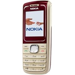 Nokia 1650 dark red (Farbdisplay, UKW-Stereo-Radio, Organizer, Spiele, Taschenlampe) Handy ohne Branding