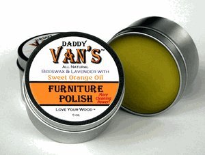 Daddy Van's All Natural Beeswax Furniture Polish - Lavender & Sweet Orange