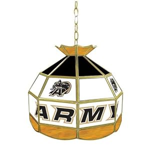 Trademark Army stained glass Tiffany lamp - 16-inch