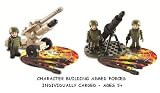 Character Building H.M. Armed Forces Artillery Set - Royal Artillery Light Field Gun & Royal Artillery Mortar Team - AGES 5+IMAGE