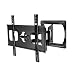 Peerless Slimline SLWS350-BK Ultra Slim Large Universal Articulated LED, LCD, Plasma Wall Bracket, Max Weight 45kg, 37" to 65" - The World's Thinnest Articulating TV Wall Mount