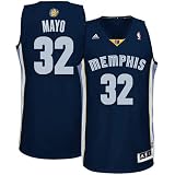 Adidas Memphis Grizzlies O.J. Mayo Revolution 30 Swingman Road Jersey