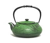 Joyce Chen 18-Ounce Japanese Tetsubin Cast-Iron Dragonfly, Green