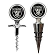 Oakland Raiders Cork Screw and Wine Bottle Topper Set
