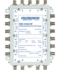 Satellite USA, Model Number: WBS41602NF KA/KU 16 way multiswitch for AT9 Satellite USA, Model Number: WBS41602NF KA/KU 16 way multiswitch for AT9