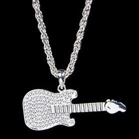  Guitar Bling Necklaces (1 dz)