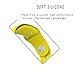 XIYA Soft Silicone Replacement Sport Band for Apple Watch for 2 Lengths, Yellow,42mm