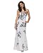 White Corset Sundown Dress - Informal Bridal, Wedding, Party, Formal, Prom Gown by Sean Collection (236) White