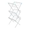 Minky Trio Concertina Tubular Clothes Airer, Silver