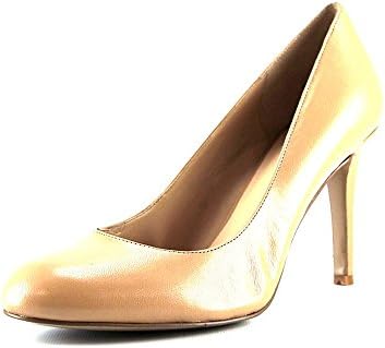 Nine West Caress Womens Size 10 Tan Leather Pumps Heels Shoes