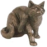 Bronze Cat Sculpture 'Whiskey' by Paul Jenkins