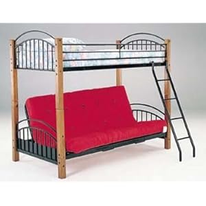 Delightful Twin/full Convertible Futon Bunk Bed