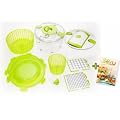 TV Das Original Genius Salat Chef Schneid- und Schleuder-Set 10teilig!