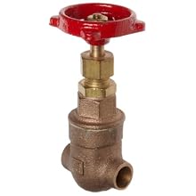 Milwaukee Valve 115 Series Bronze Gate Valve, General Service, Class 125, Non-Rising Stem, Solder End