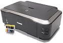 Canon PIXMA iP4850 Tintenstrahldrucker DUPLEX CD/DVD Druck + Photopapier 50Blatt A4 180g/qm matt + USB Kabel & 5 SilverTrade-INK Patronen IP 4850