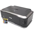 Canon PIXMA iP4850 Tintenstrahldrucker DUPLEX CD/DVD Druck + Photopapier 50Blatt A4 180g/qm matt + USB Kabel & 5 SilverTrade-INK Patronen IP 4850