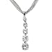Journey Sterling Silver C.Z. Diamond Pendant Jewellery