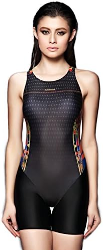 PHNIKISS Women Sports One Piece Swimsuit with Shorts