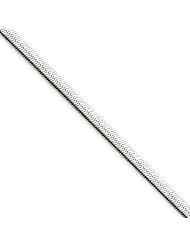 3mm, Sterling Silver, Flat Snake Chain, 20 inch