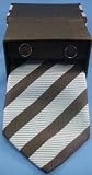 Silk Tie Gift Sets with Cufflinks and Matching Handkerchief
