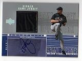 2001 Upper Deck Mike Hampton Game Used Jersey Autograph Baseball Card