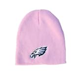Urban Boundaries - Philadephia Eagles Solid Pink Beanie (Embroidered Logo)