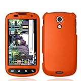 Orange Rubberized Snap-On Hard Skin Case Cover for Samsung Epic 4G New By E ....