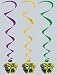 Mardi Gras Comedy & Tragedy Whirls 30in. Pkg/5