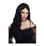Young Women/Women Black Gothic Princess Costume Wig