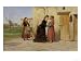 Visiting the Wet-Nurse Art Giclee Poster Print by Silvestro Lega, 24x18