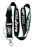 NFL New York Jets Lanyard Neck Lanyard Keychain Holder Mp3 Camera Holder