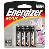 Energizer E92BP-4 AAA Batteries (4-Pack)