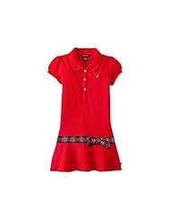 Girls Cotton  Lace Glittering Plaid Print  Dress With Ruffles