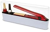 CHI 24K Red Professional Flat Iron with 2 FREE Nail Lacquers