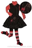 Marese Jersey Dress Mock Top & Tights Set