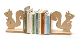 Cocoon Couture Cheeky Squirrel Bookends For Children- eco friendly timber