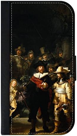 Rembrandt Van Rijn - The Night Watch- Wallet Case for the Samsung Galaxy S6® Only (Not For the Galaxy s6 EDGE)- with a Flap Cover and Magnetic Closing Flap-PU Leather and Suede