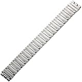 Marburger Ascoflex bracelet élastique - Bracelet de montre flexible en acier inoxydable - pour les montres Swatch - mat