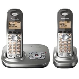 Panasonic KXTG7322 DECT Twin With Answer Machine - Silver