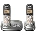 Panasonic KXTG7322 DECT Twin With Answer Machine - Silver  from Panasonic