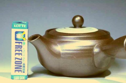 急須 万古焼 底アミ急須「白刷毛目」
