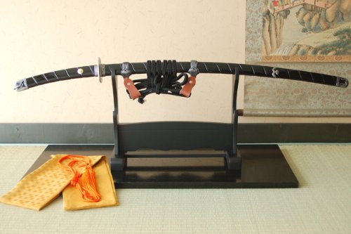 高級居合刀　長宗我部元親の愛刀　印籠刻鞘　陣太刀拵え