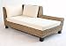 LUXUS INDOOR RATTAN LOUNGE ST. TROPEZ // RATTANLIEGE RATTAN LIEGE RATTANMÖBEL MÖBEL // LEHNENRICHTUNG WÄHLBAR !